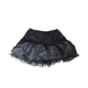 mall goth lace mini skirt